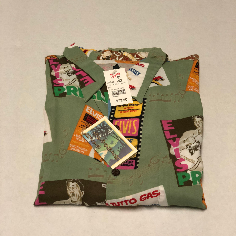 NWT Reyn Spooner Elvis Presley Vintage Shirt